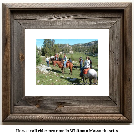 horse trail rides near me in Whitman, Massachusetts